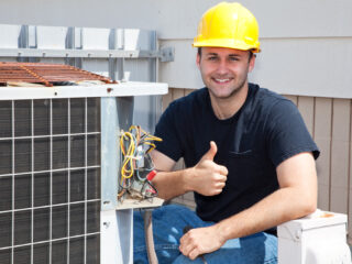 Air Condioner Repairman Thumbsup